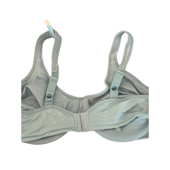 Bali Womens 40C Smoothing Bra Light Blue Sage Adjustable Straps Comfort - Picture 5 of 5